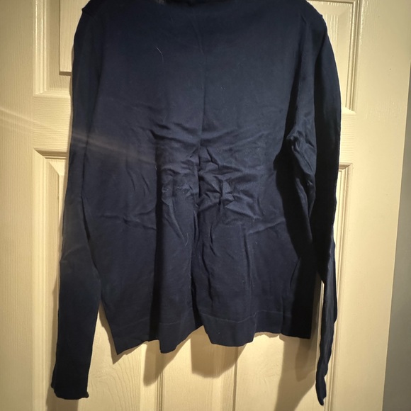 J. Crew Deep Blue Teddie Sweater - Picture 4 of 5